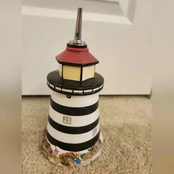 Ceramic Lighthouse Liquor Pour Bar Drinks - Picture 2 of 5
